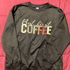 NWOT Coffee Sweatshirt